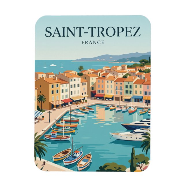 Magnet Flexible Saint-Tropez France (Vertical)