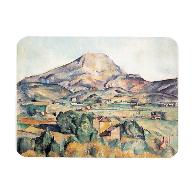 Magnet Flexible Saint-Victoire Barnes Mountain Paul Cezanne   (Horizontal)