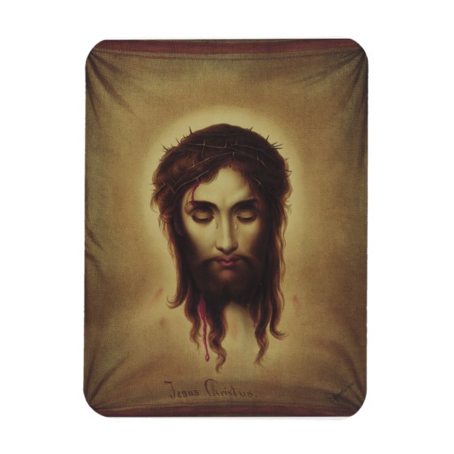 Magnet Flexible Saint visage de Jésus-Christ (Vertical)