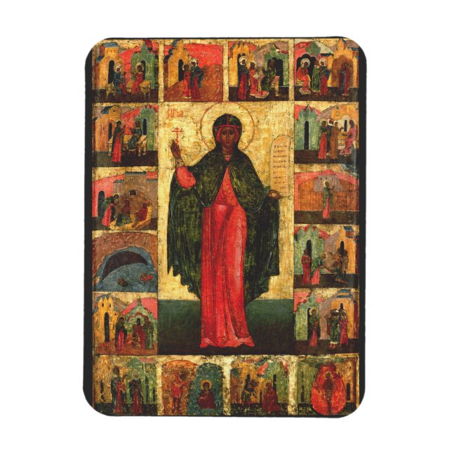 Magnet Flexible Sainte Anastasia Vierge et martyr (Vertical)