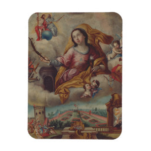 Magnet Flexible Sainte-Barbe Vierge et martyre