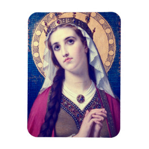 Magnet Flexible Sainte Élisabeth de Hongrie Style Romantique Premi