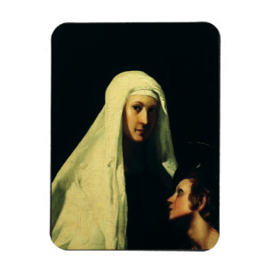 Magnet Flexible Sainte Françoise de Rome Ange Gardien Beaux-Arts