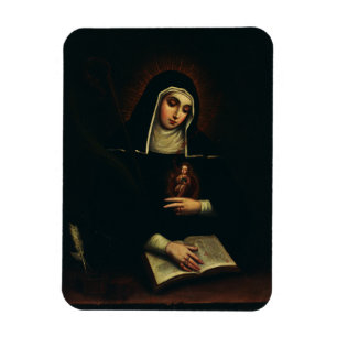 Magnet Flexible Sainte Gertrude la Grande bénédictine allemande