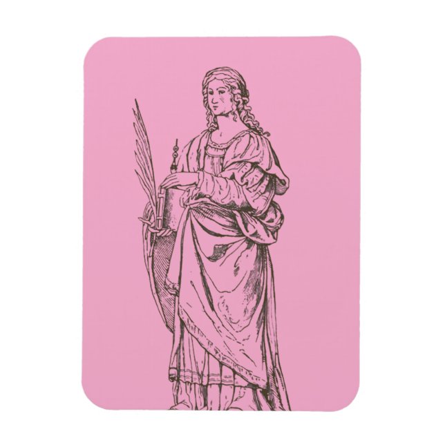 Magnet Flexible Sainte Lucie par Bernardino Luini  (Vertical)