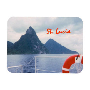Magnet Flexible Sainte-Lucie Pitons de l'aimant Sea Premium