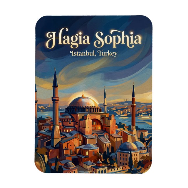 Magnet Flexible Sainte-Sophie, Istanbul, Marmara (Vertical)