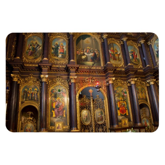 Magnet Flexible Sainte Trinité Église grecque orthodoxe (Horizontal)