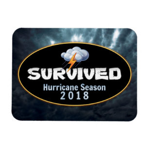 Magnet Flexible saison des ouragans survécue 2018