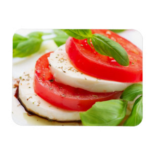 Magnet Flexible Salade de Caprese. Tranches de tomate et de