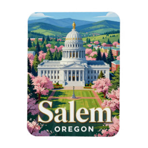Magnet Flexible Salem Oregon State Capitol Patrimoine 🏛️
