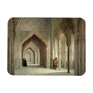 Magnet Flexible Salle de la Cour de l'Alhambra, Grenade, 1853 (écl