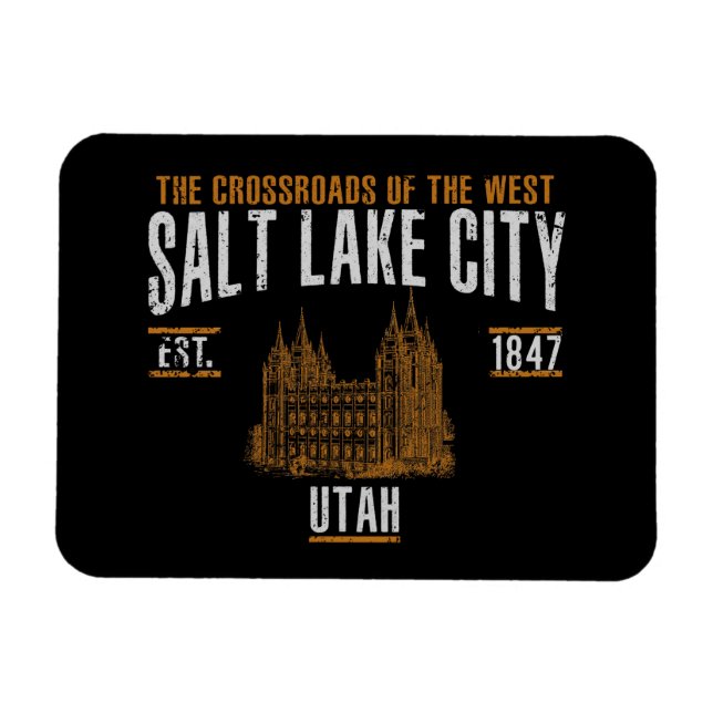 Magnet Flexible Salt Lake City (Horizontal)