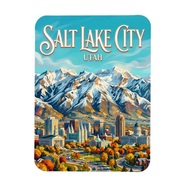 Magnet Flexible Salt Lake City États-Unis (Vertical)