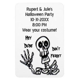 Magnet Flexible Salut, Dude Skeleton