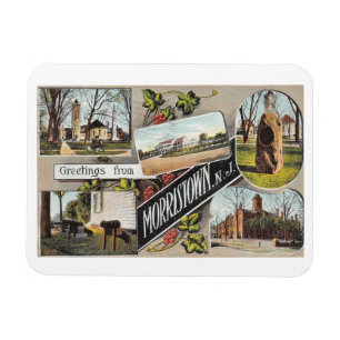 Magnet Flexible Salutations de Morristown NJ Vintage Style