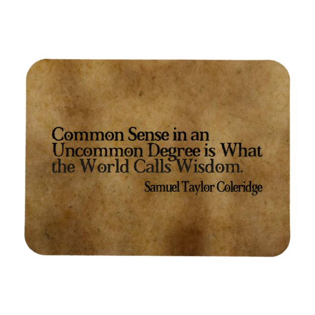 Magnet Flexible Samuel T. Coleridge Citation Inspirationnelle "Sag (Horizontal)