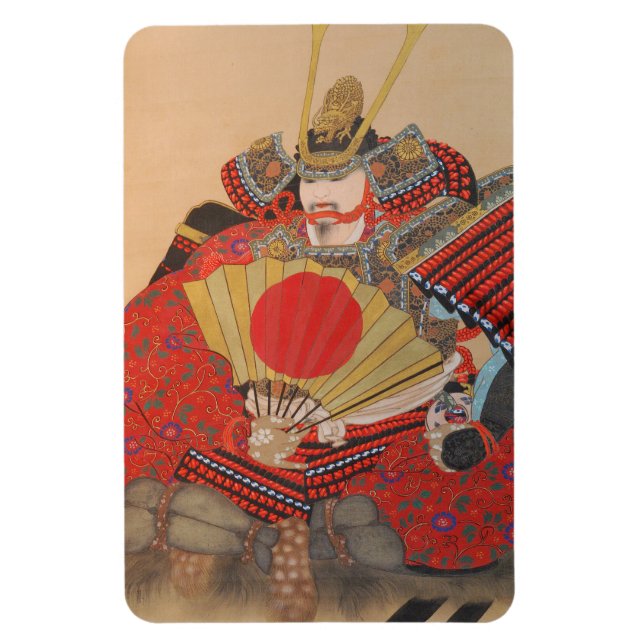 Magnet Flexible Samurai japonais (Vertical)