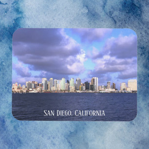 Magnet Flexible San Diego California Skyline Personnalisez