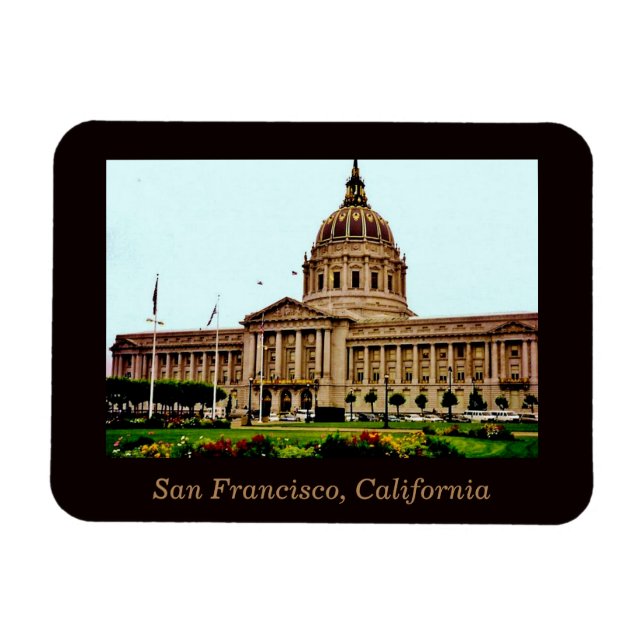 Magnet Flexible San Francisco, Californie (Horizontal)
