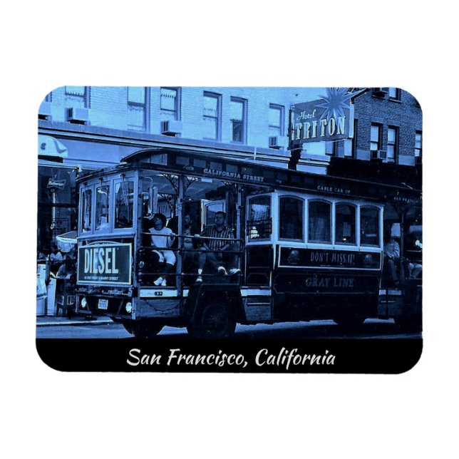 Magnet Flexible San Francisco, Californie (Horizontal)