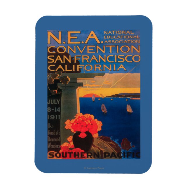Magnet Flexible San Francisco, Californie Convention (Vertical)