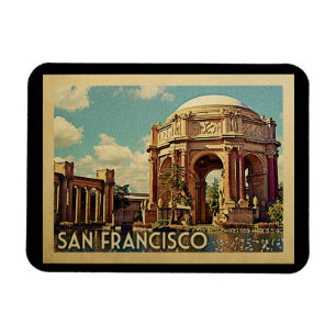 Magnet Flexible San Francisco Palace California Vintage voyage