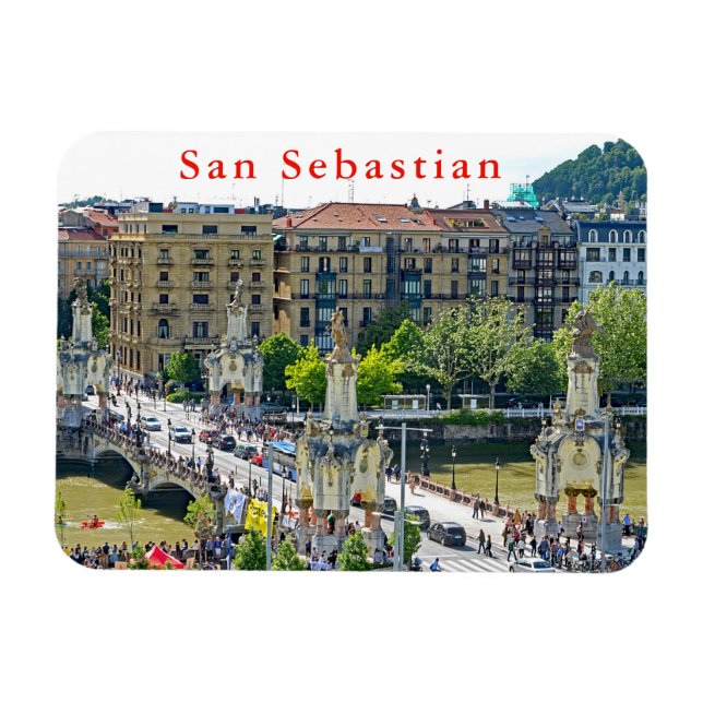 Magnet Flexible San Sebastian - Donostia. Pont María Cristina. (Horizontal)
