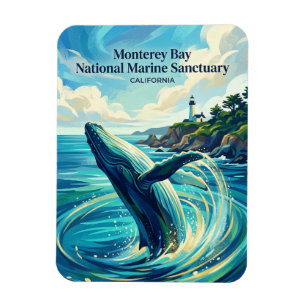 Magnet Flexible Sanctuaire marin national de la baie de Monterey É