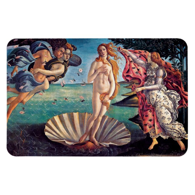 Magnet Flexible Sandro Botticelli - La Naissance de Vénus - Beaux- (Horizontal)