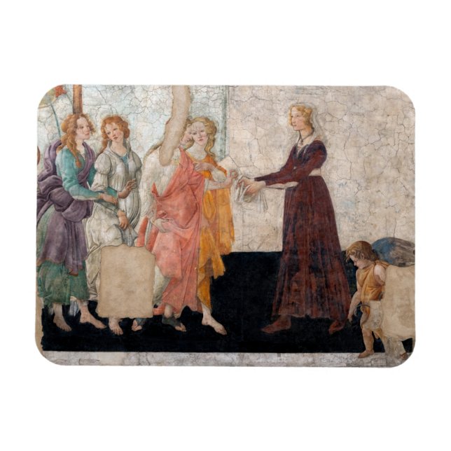 Magnet Flexible Sandro Botticelli - Vénus et les Trois Grâces (Horizontal)
