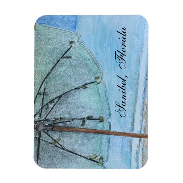 Magnet Flexible Sanibel, Plage de Floride (Vertical)
