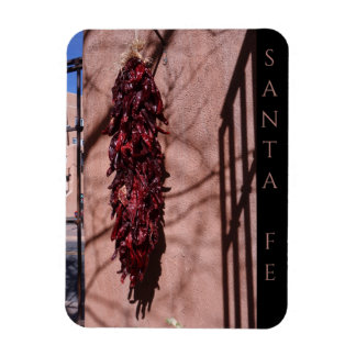 Magnet Flexible Santa Fe Nouveau-Mexique Chili Ristras Paysage