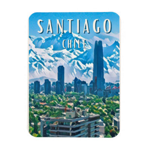 Magnet Flexible Santiago : La ville cosmopolite