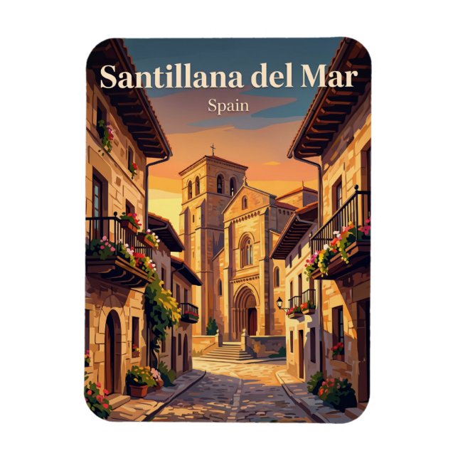 Magnet Flexible Santillana del Mar Espagne (Vertical)