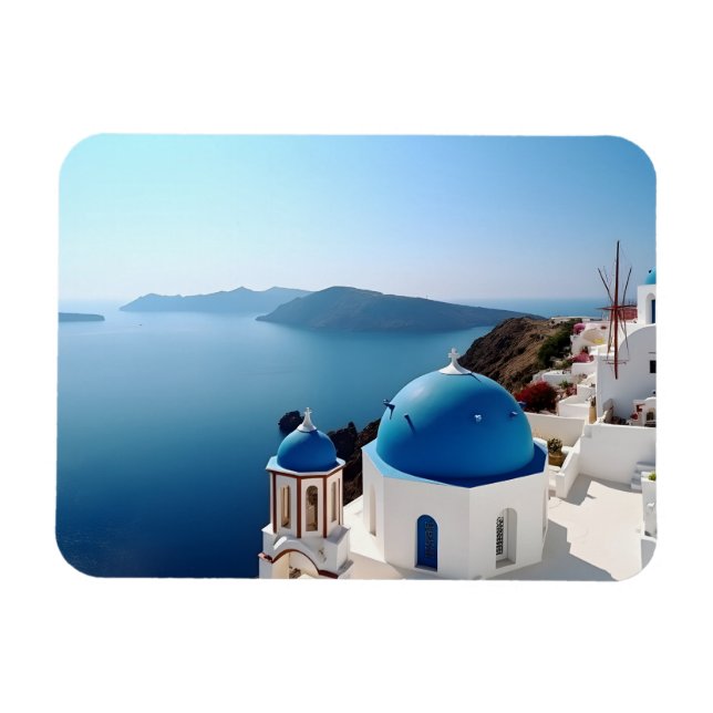 Magnet Flexible Santorin Grèce (Horizontal)