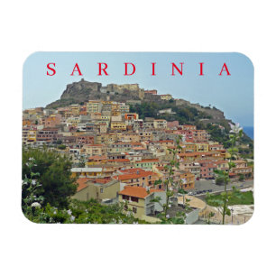 Magnet Flexible Sardaigne Castelsardo vue réfrigérateur aimant