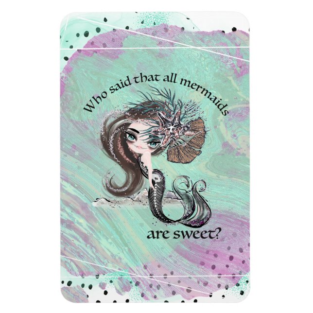 Magnet Flexible Sassy Mermaid (Vertical)