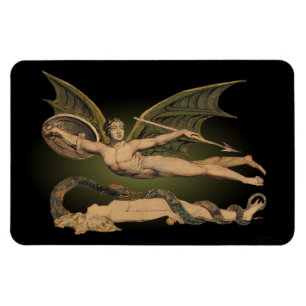 Magnet Flexible Satan et aimant 4x6 de câble d'Ève