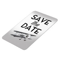 Sauvegarder la Date Avion Vintage