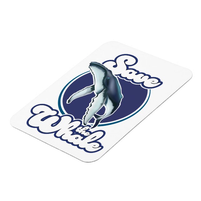 Magnet Flexible Sauver la baleine (Côté Gauche)