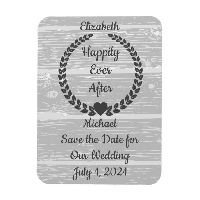 Magnet Flexible Save the Date (Vertical)