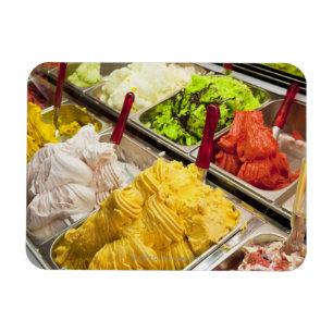 Magnet Flexible Saveurs de crème glacée, Paris
