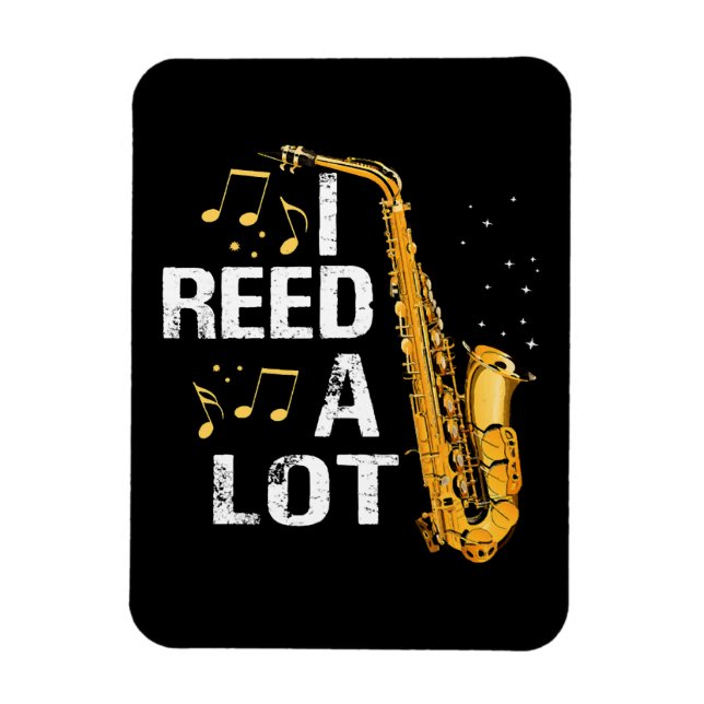 Magnet Flexible Saxophone drôle (Vertical)