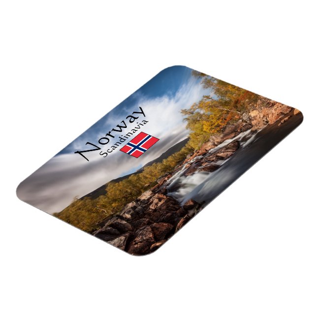 Magnet Flexible Scandinavie Paysage photo (Côté Gauche)