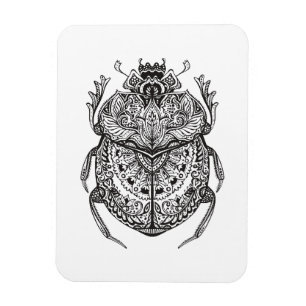 Magnet Flexible Scarabée africain Zendoodle