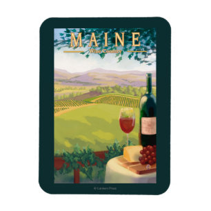 Magnet Flexible Scène du MaineWine