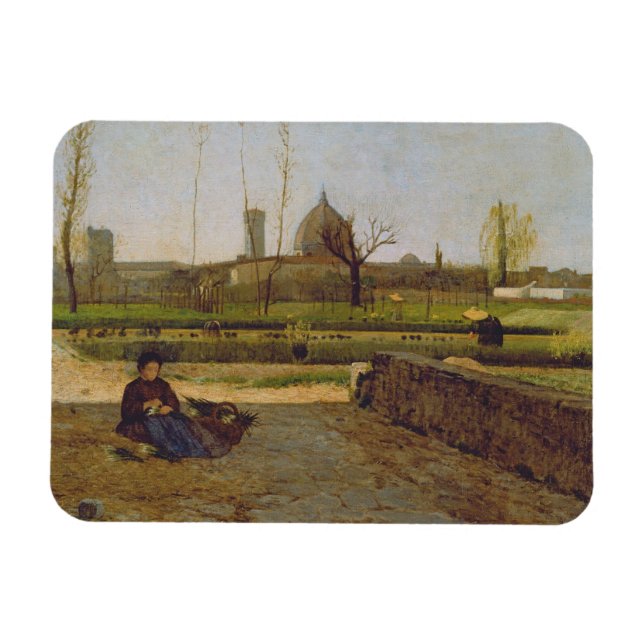 Magnet Flexible Scène quotidienne, près de Florence, vers 1865 (Horizontal)