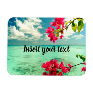 Magnet Flexible Scène tropicale personnalisable
