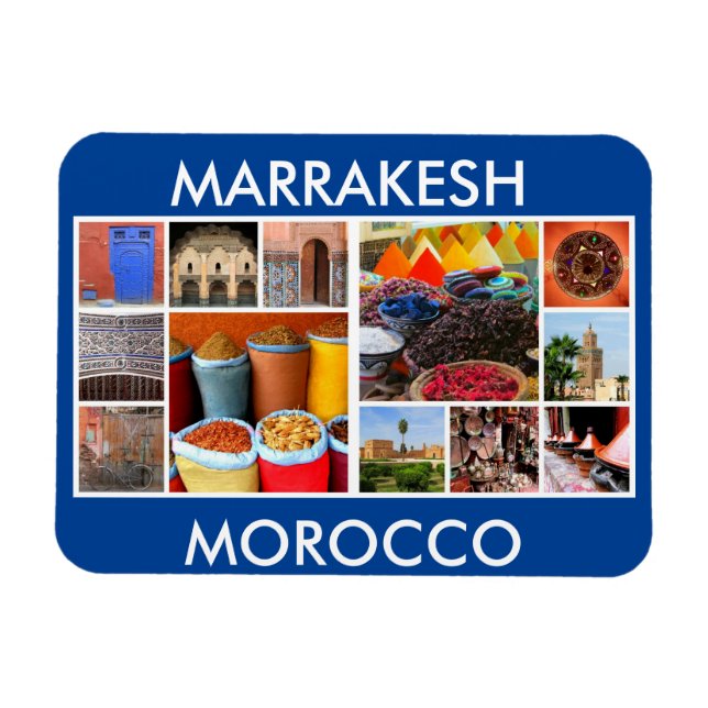 Magnet Flexible scènes marrakech maroc (Horizontal)